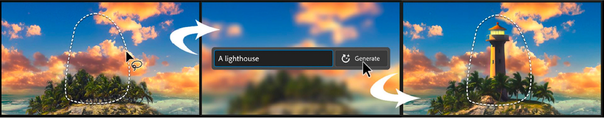Adobe đã tích hợp AI vào Photoshop giupd việc thiết kế các ấn phẩm truyền thông dễ dàng hơn